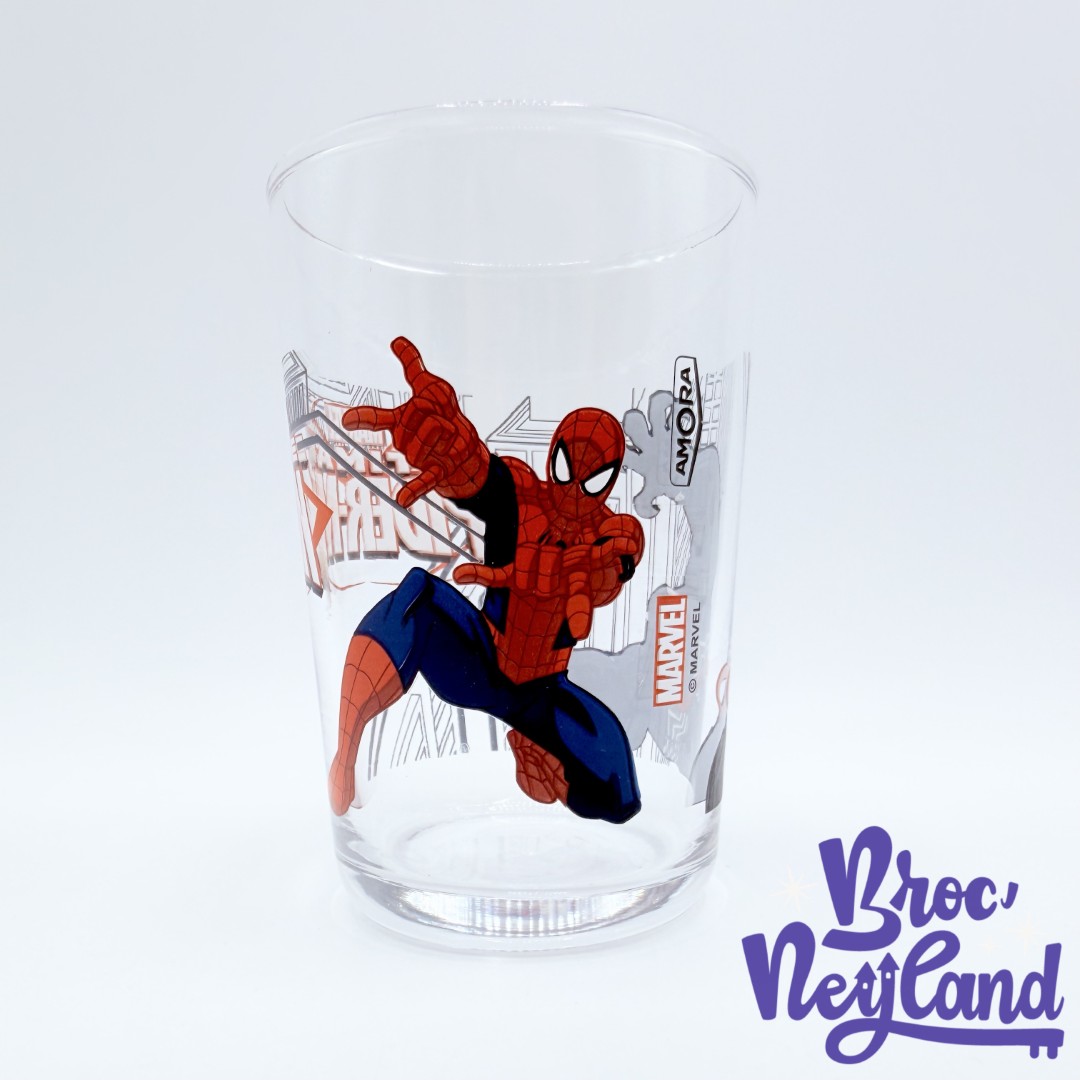 Verre-Amora-Spider-Man-Venom-Marvel-Ultimate-homme-araignée-moutarde (1)