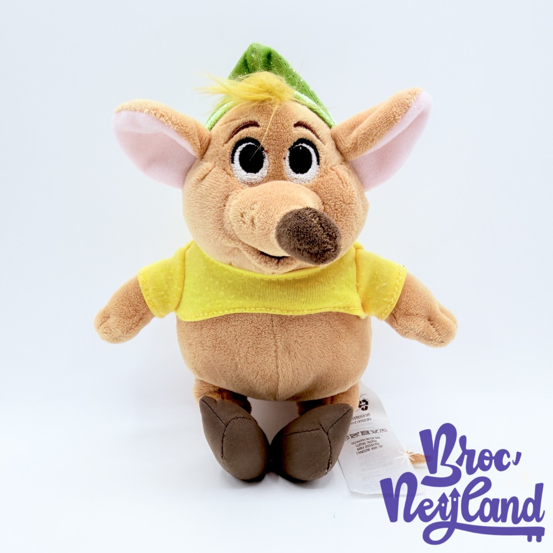 Peluche-Gus-Gus-souris-Cendrillon-Disney-Store-tee-shirt-jaune-25-cm (5)