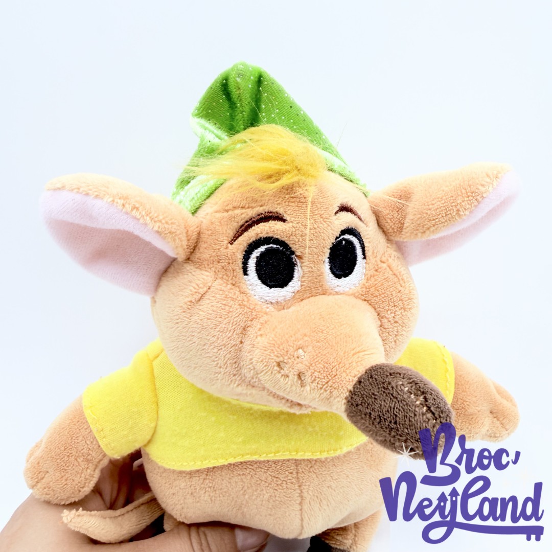 Peluche-Gus-Gus-souris-Cendrillon-Disney-Store-tee-shirt-jaune-25-cm (6)