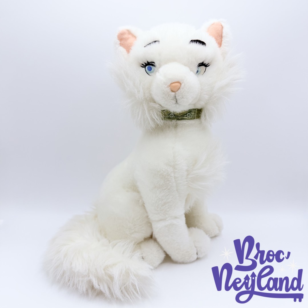 Peluche-Duchesse-Les-Aristochats-Disneyland-Paris-Disney-chat--blanc-vintage-36-cm (2)
