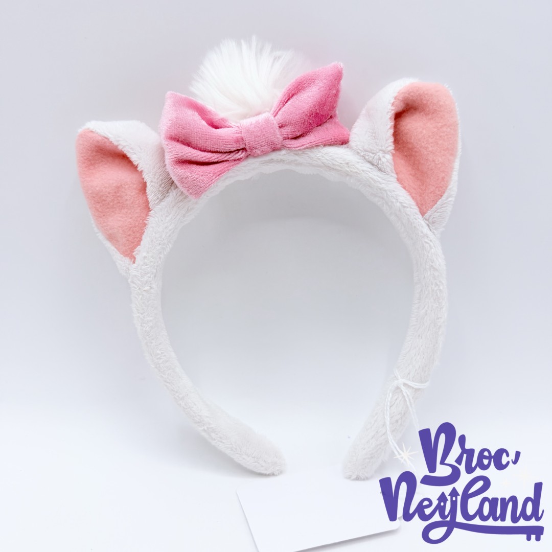 Serre-tête-Oreilles-Marie-Les-Aristochats-Disneyland-Paris-Disney-ears-chat-blanc (2)