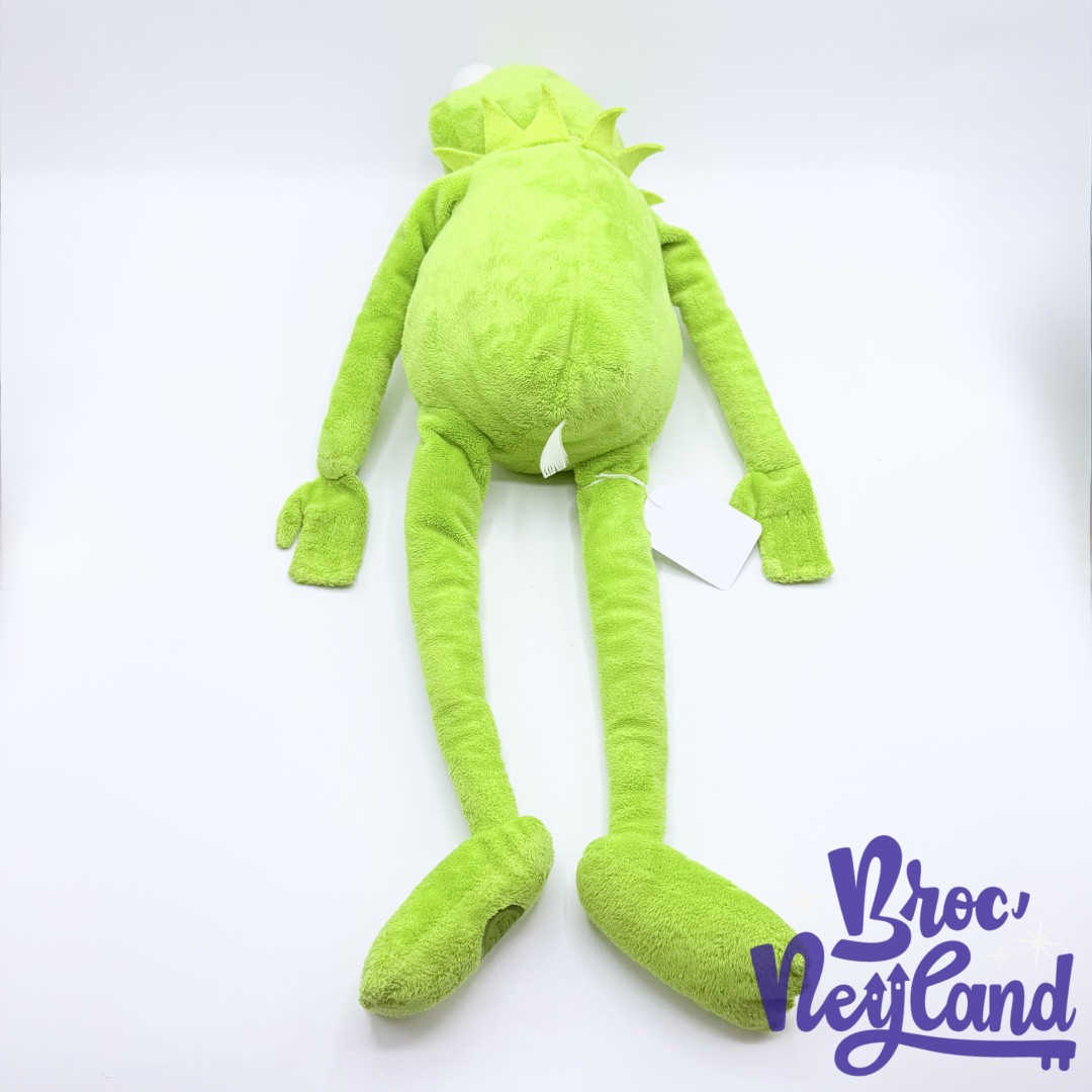 Peluche-Kermit-la-Grenouille-Les-Muppets-Disney-Store-vert-écusson-58-cm (4)