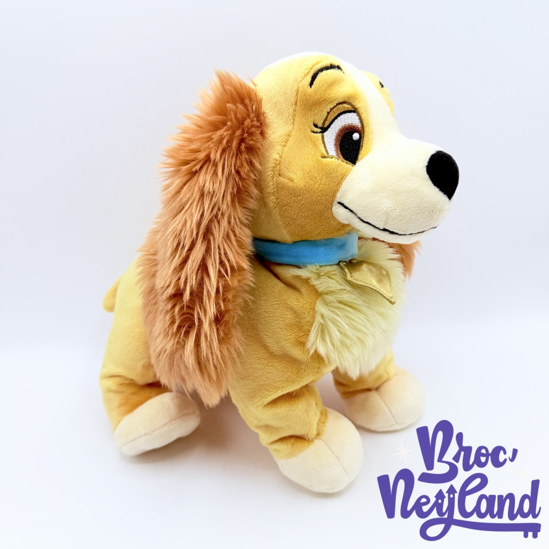Peluche-Lady-La-Belle-et-le-Clochard-Disney-Store-chien-marron-28-cm (5)