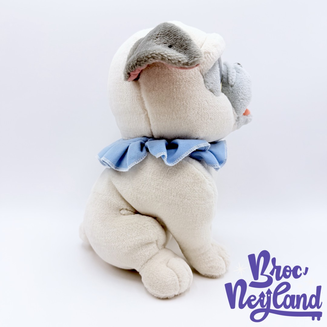 Peluche-Percy-chien-Pocahontas-Disney-Mattel-1995-blanc-sonore-vintage-26-cm (3)