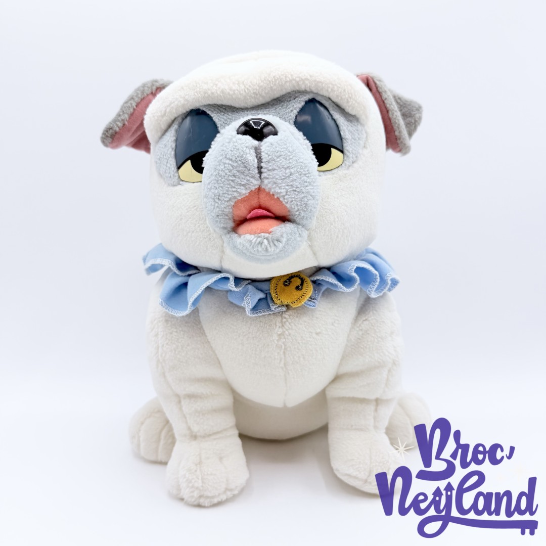 Peluche-Percy-chien-Pocahontas-Disney-Mattel-1995-blanc-sonore-vintage-26-cm (4)