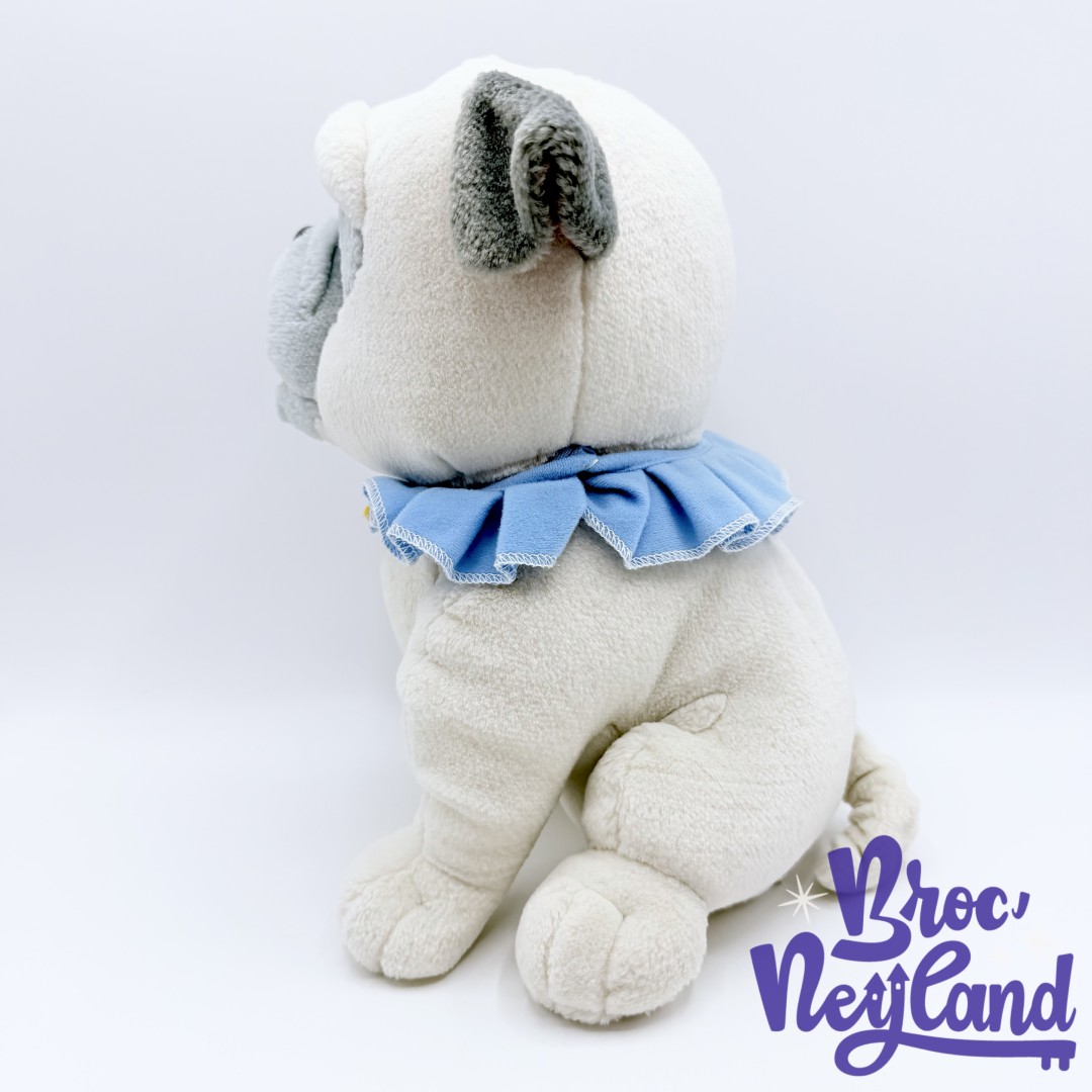 Peluche-Percy-chien-Pocahontas-Disney-Mattel-1995-blanc-sonore-vintage-26-cm (7)
