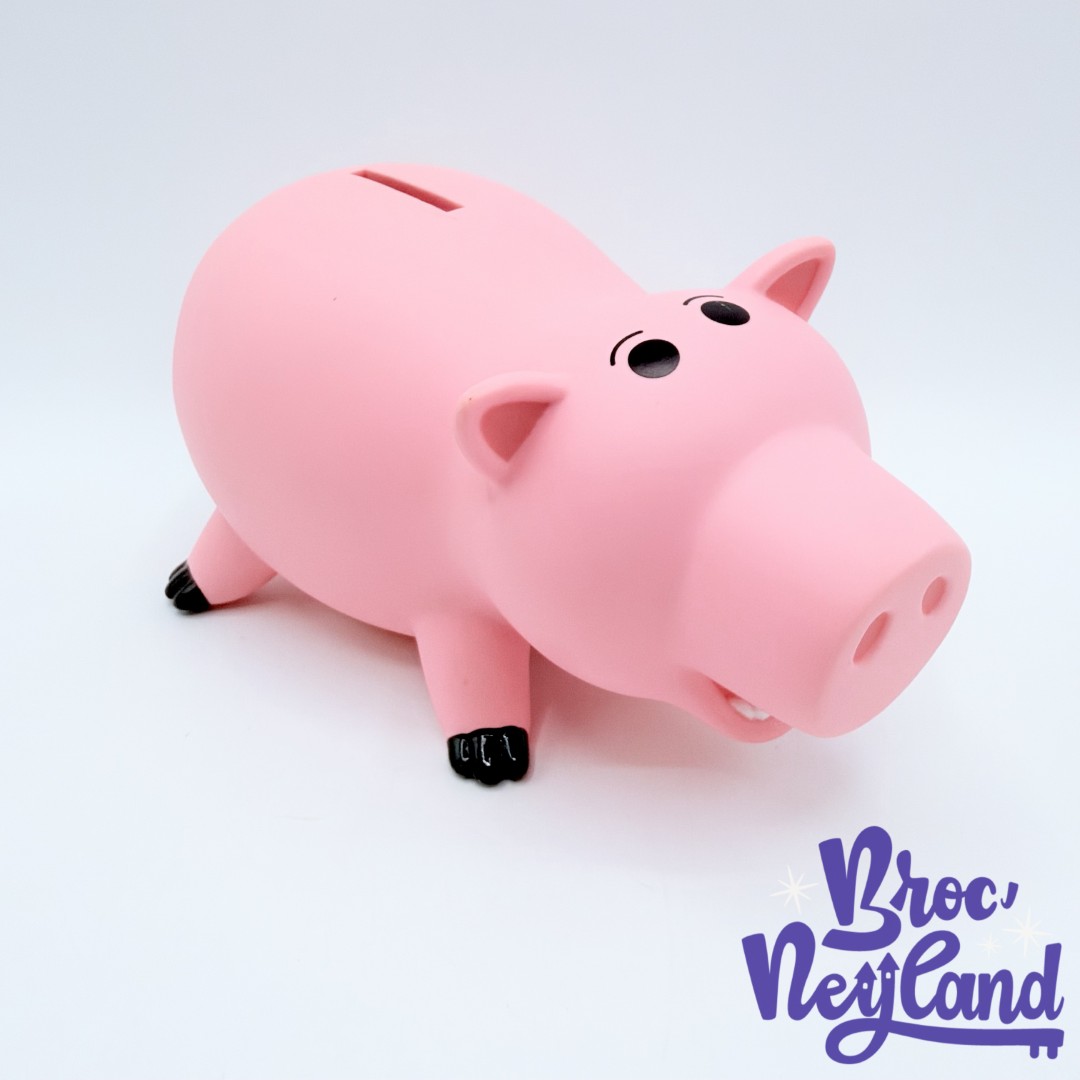 Tirelire-Bayonne-Toy-Story-Disneyland-Paris-Disney-cochon-rose-plastique-17-cm (2)