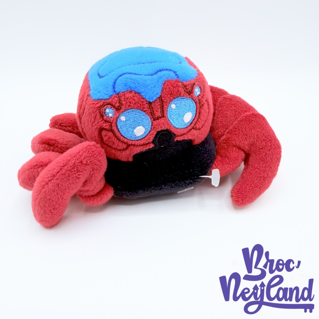 Peluche-épaule-Spider-Bot-WEB-Disney-Parks-Disneyland-Attraction-Spider-Man-Marvel-araignée-peluche-aimantée-10-cm (1)