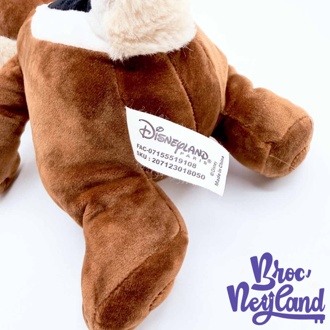 Peluche-Tic-Disneyland-Paris-Disney-Tic-et-Tac-écureuil-marron-30-cm (3)