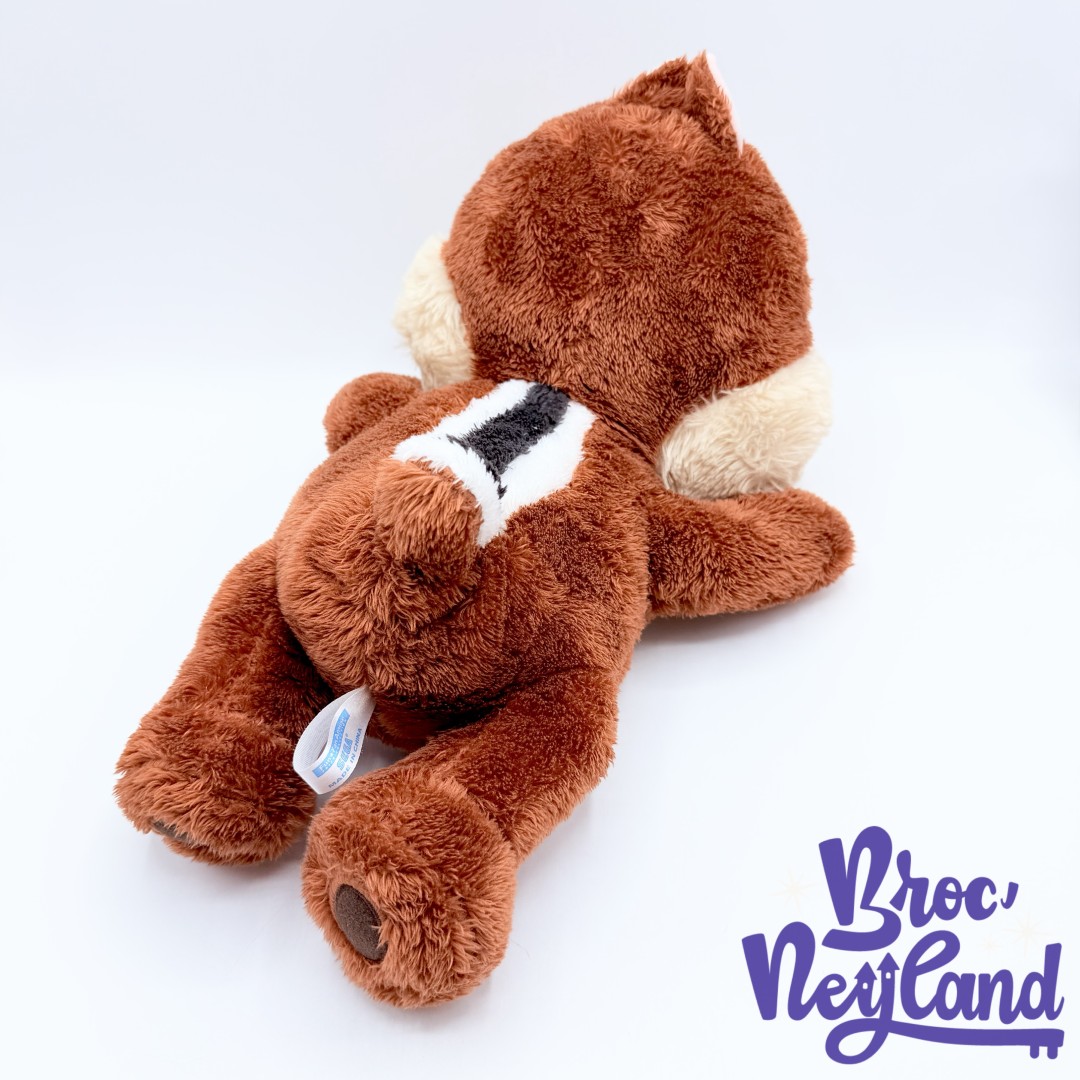 Peluche-Tic-et-Tac-Disney-SEGA-Japon-écureuil-marron-dort-couché-40-cm (4)
