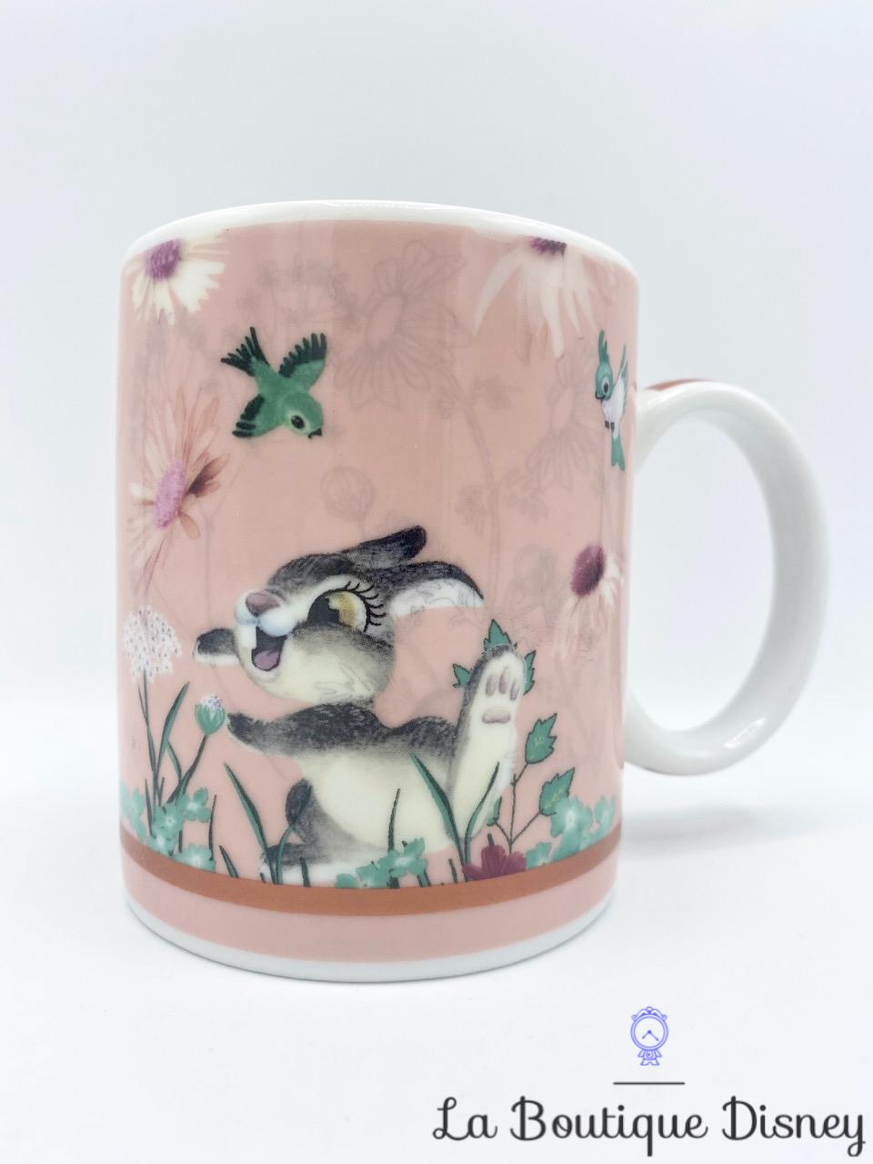 Tasse Panpan Disney mug Bambi rose lapin oiseau
