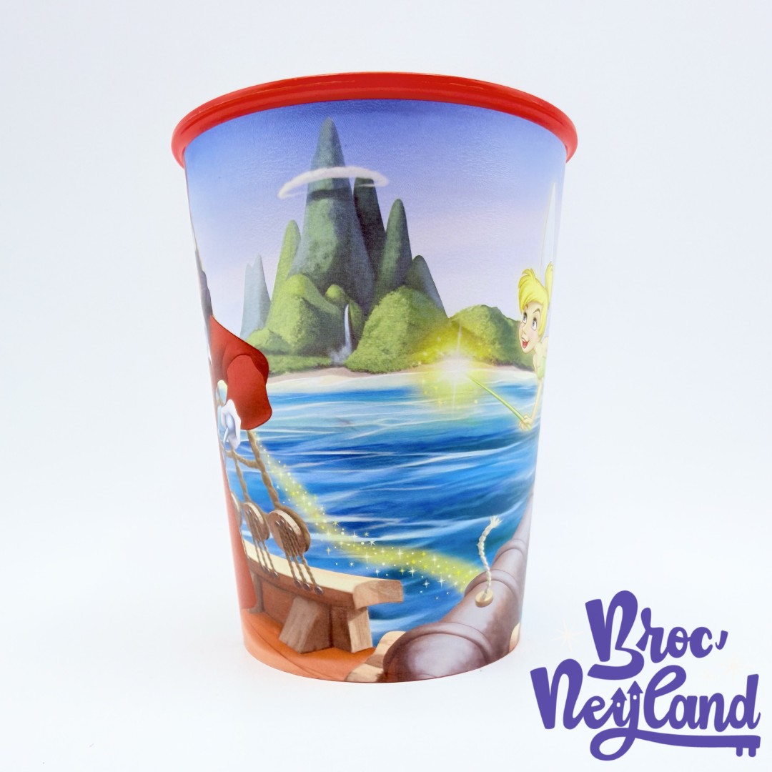 Gobelet-Capitaine-Crochet-Fée-Clochette-Disneyland-Paris-Disney-Peter-Pan-verre-plastique-rouge (5)