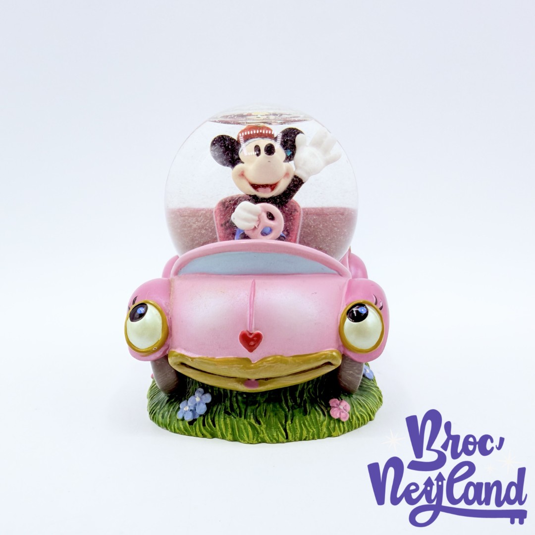 Boule-à-neige-Minnie-Mouse-Voiture-Disneyland-Paris-Disney-Snowglobe-rose-7-cm (4)