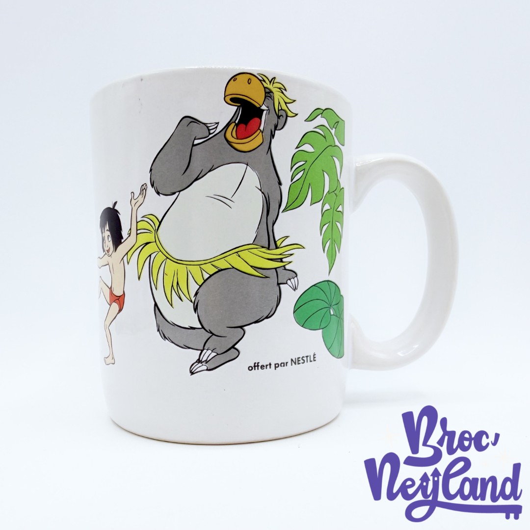 Tass-eLe-Livre-de-la-Jungle-Disney-Nestlé-mug-blanc-vintage (4)