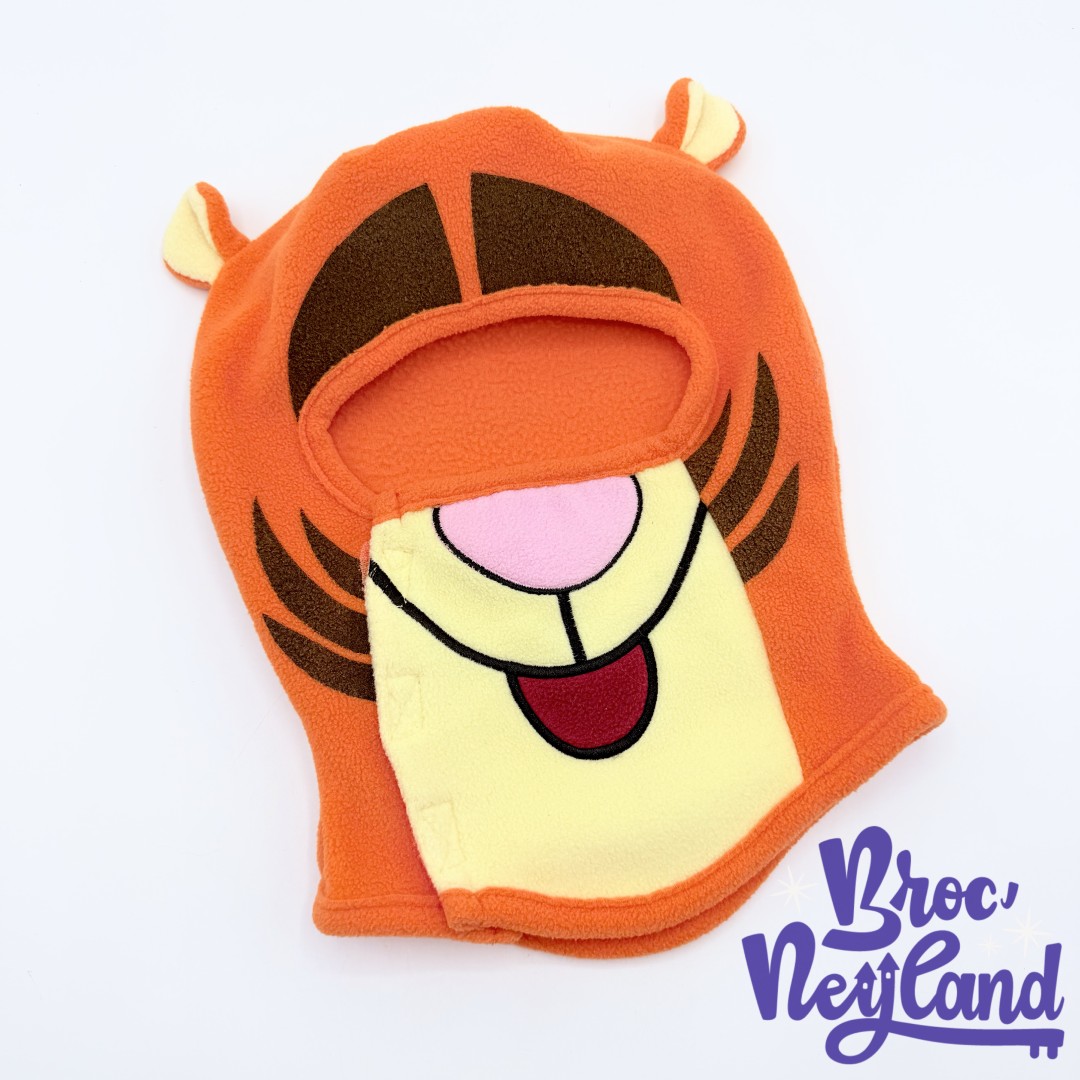 Cagoule-Tigrou-disneyland-Paris-Disney-bonnet-chapeau-tigre-orange-taille-enfant (4)