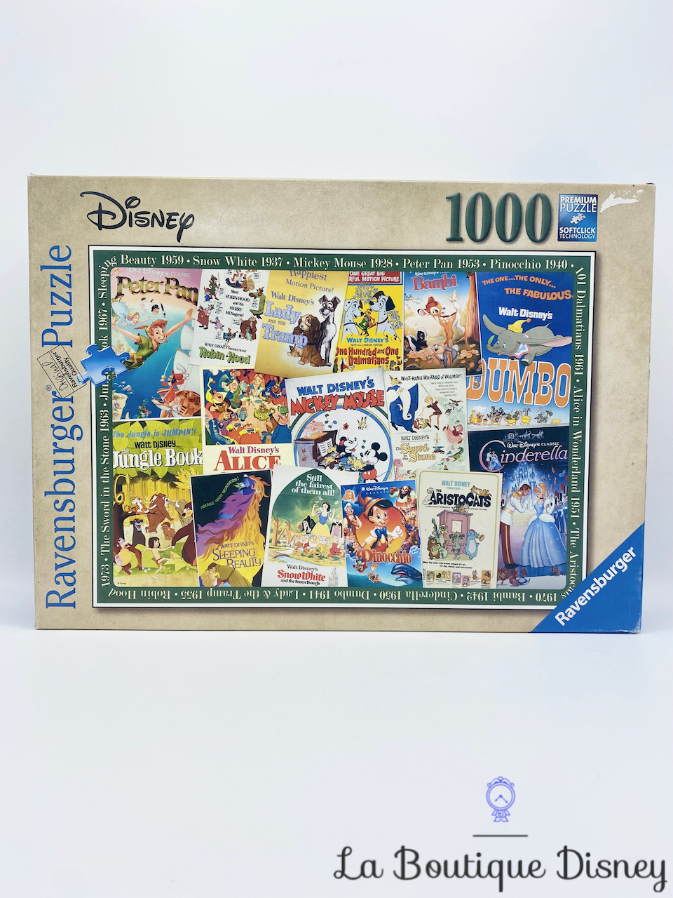 Puzzle 1000 Pièces Posters Vintage Disney Ravensburger N°198740 affiches films 2018