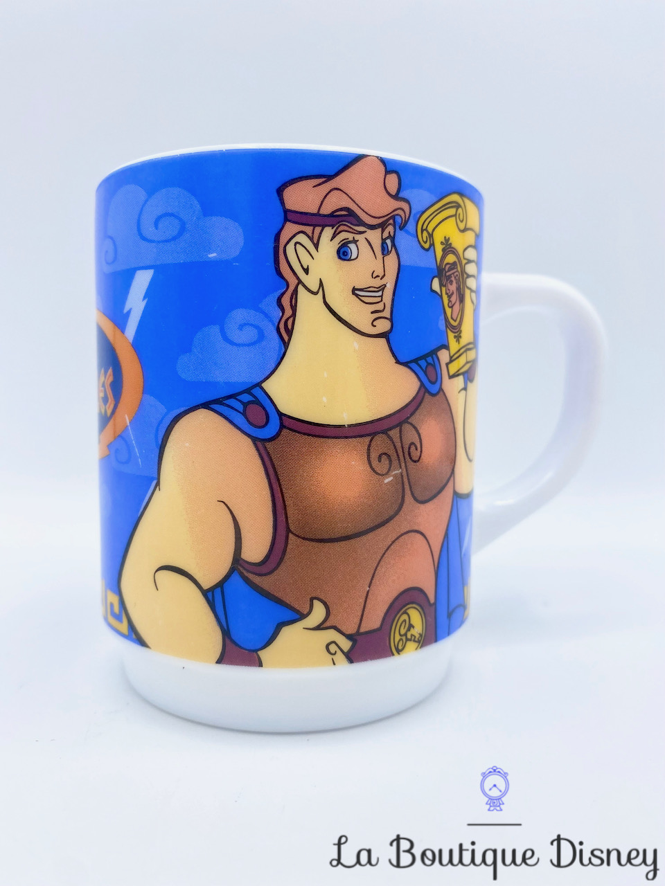 Tasse Megara Hercules Disney\'s Arcopal mug bleu vintage