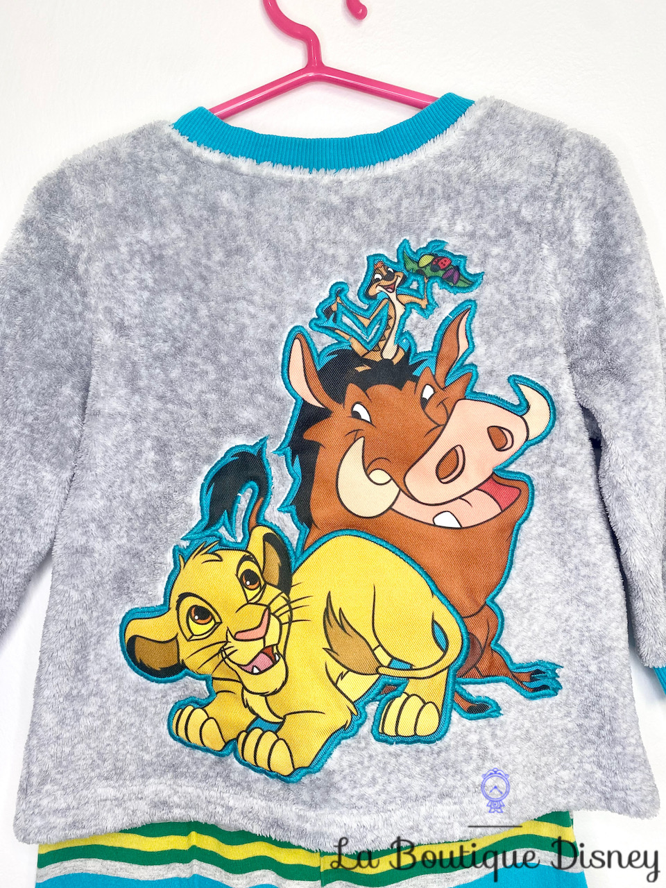 pyjama-2-pièces-le-roi-lion-disney-store-polaire-gris-vert-bleu-7