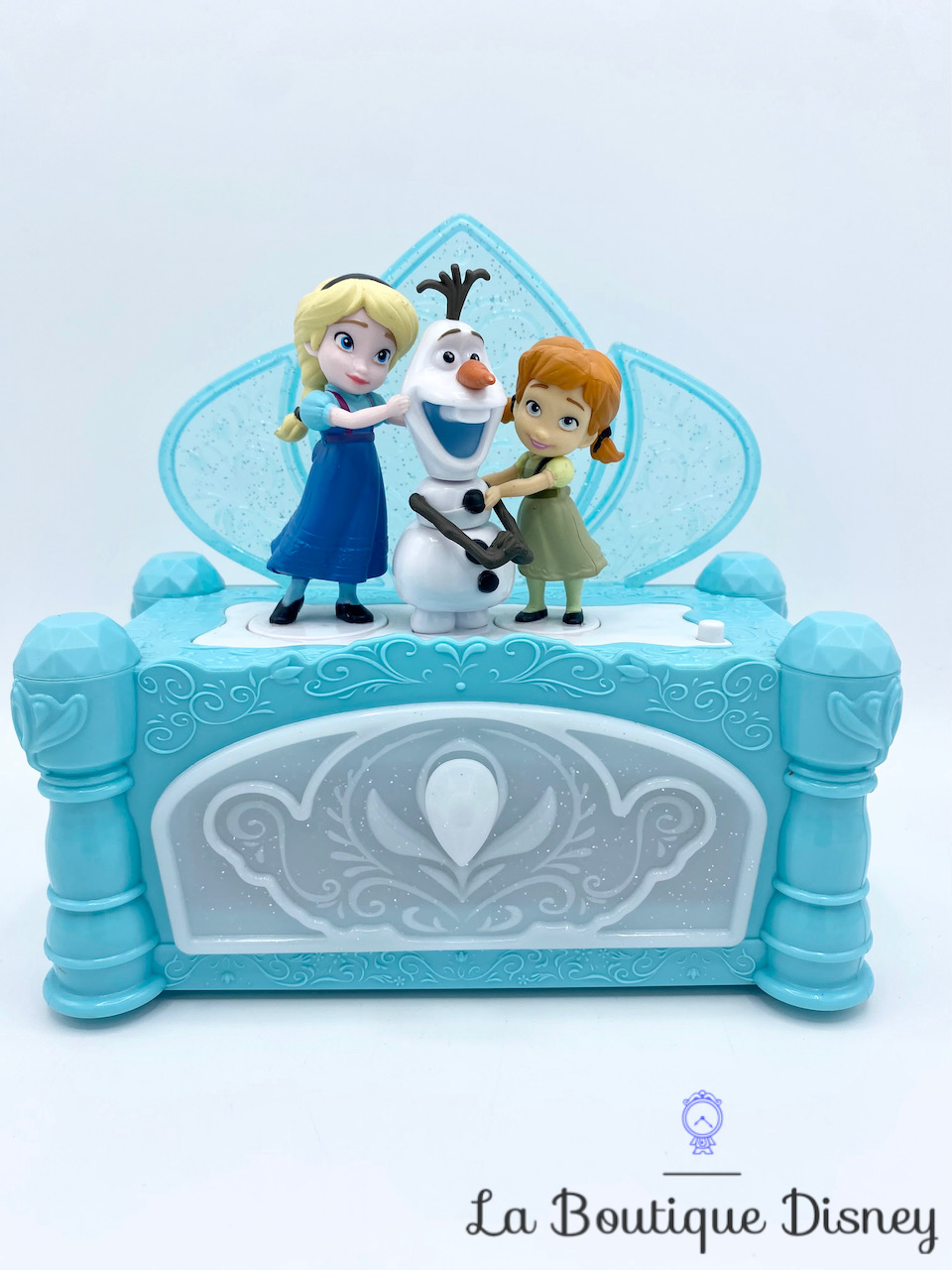 Boite à musique La Reine des Neiges Disney Frozen Jakks Anna Elsa Olaf bijoux plastique