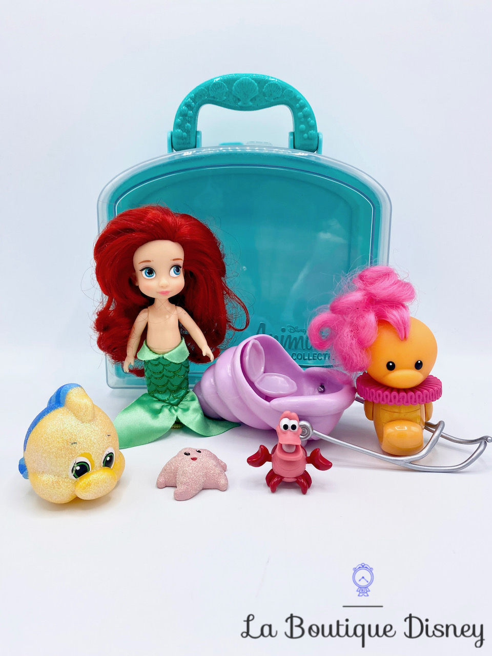 Ensemble de jeu Coffret Mini Poupée Ariel Animators Collection Disney Store La petite sirène valise