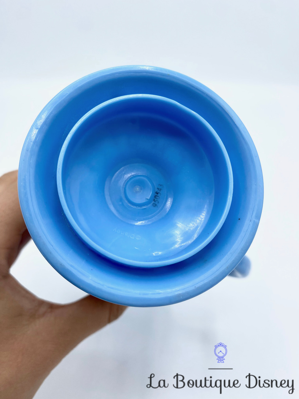 Tasse plastique Cendrillon Disney On Ice mug verre bleu couvercle princesse
