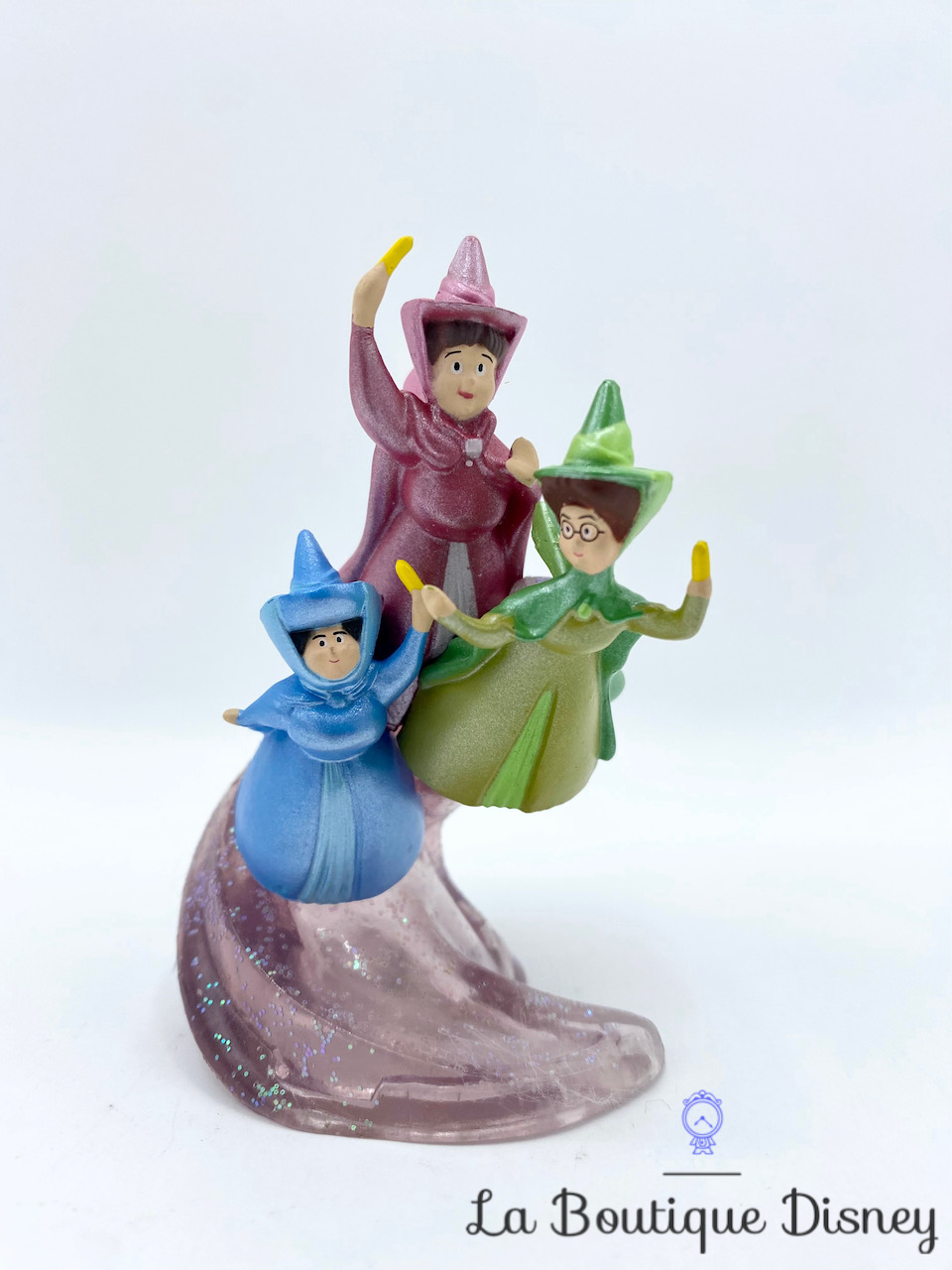 Figurine 3 Fées La Belle au Bois Dormant Disney Store Flora Pâquerette Pimprenelle