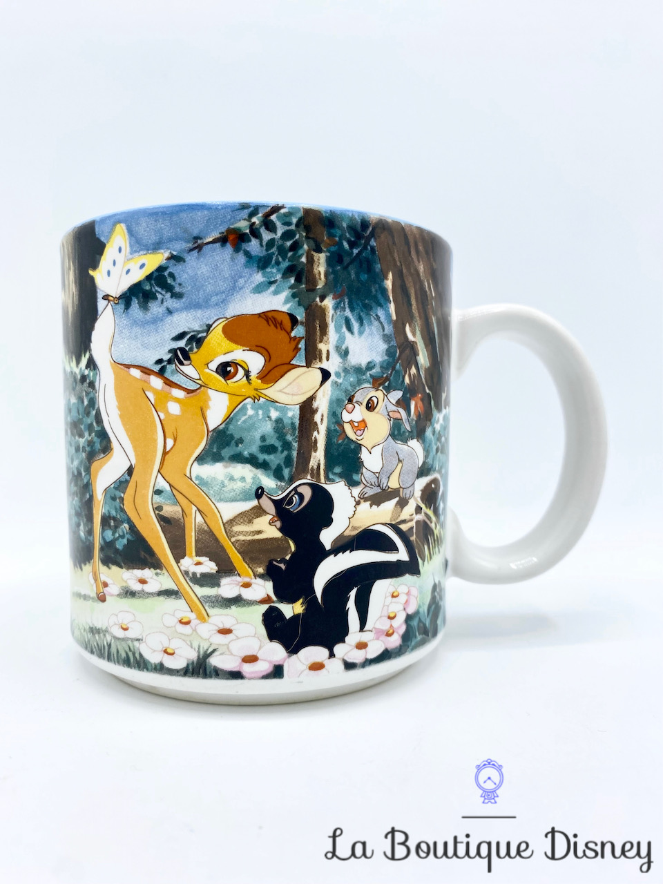 Tasse scène Bambi The Walt Disney Company Japan mug Scène Film Faon Fleur Panpan