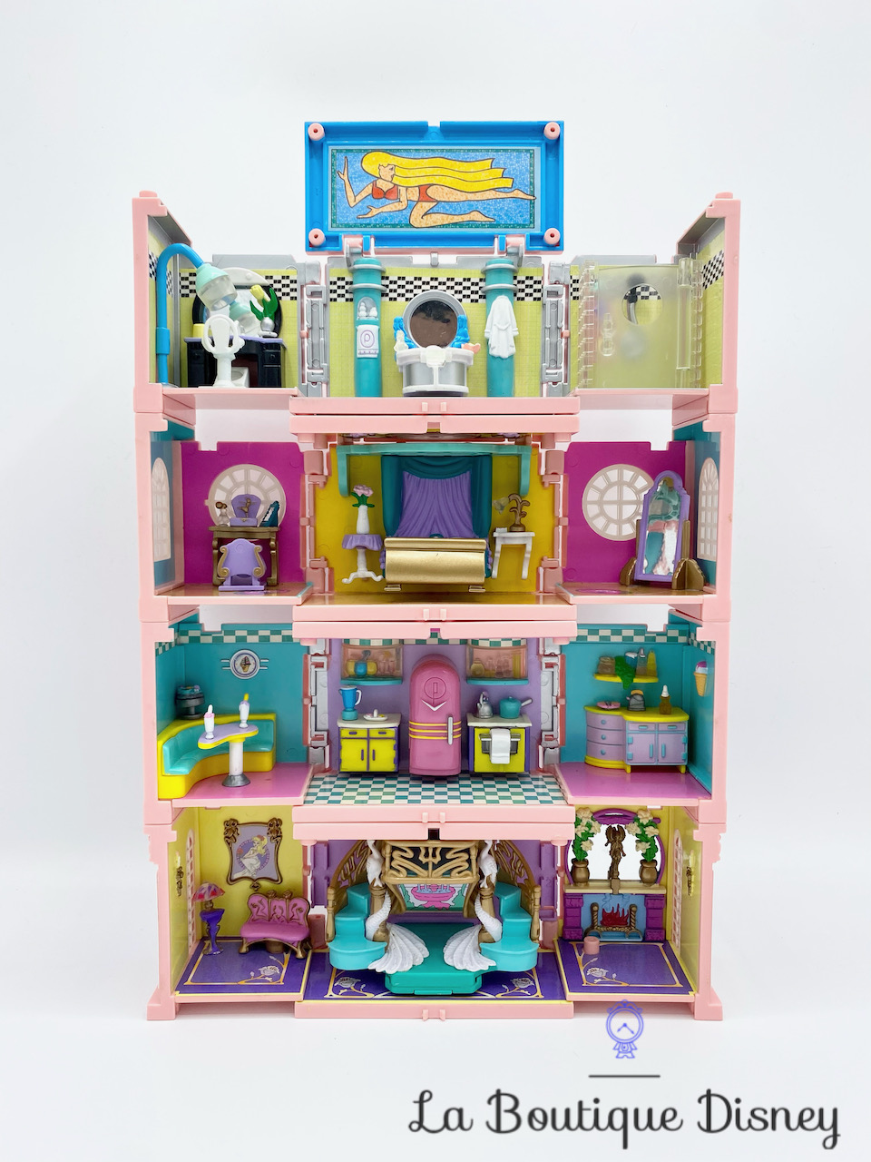 Polly Pocket Bluebird 1999 Deluxe Mansion Dream Builders maison hôtel