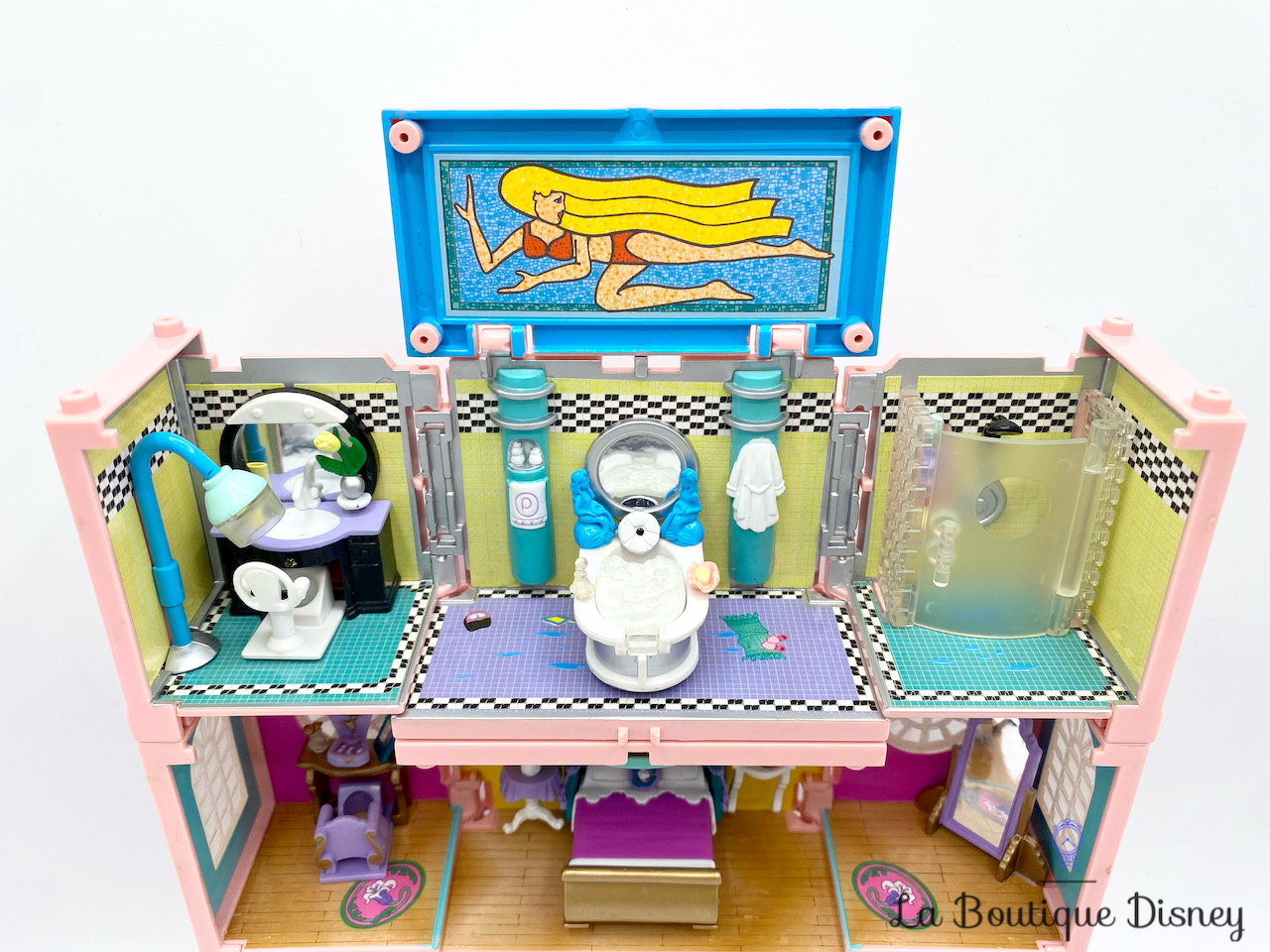 Polly Pocket Bluebird 1999 Deluxe Mansion Dream Builders maison hôtel