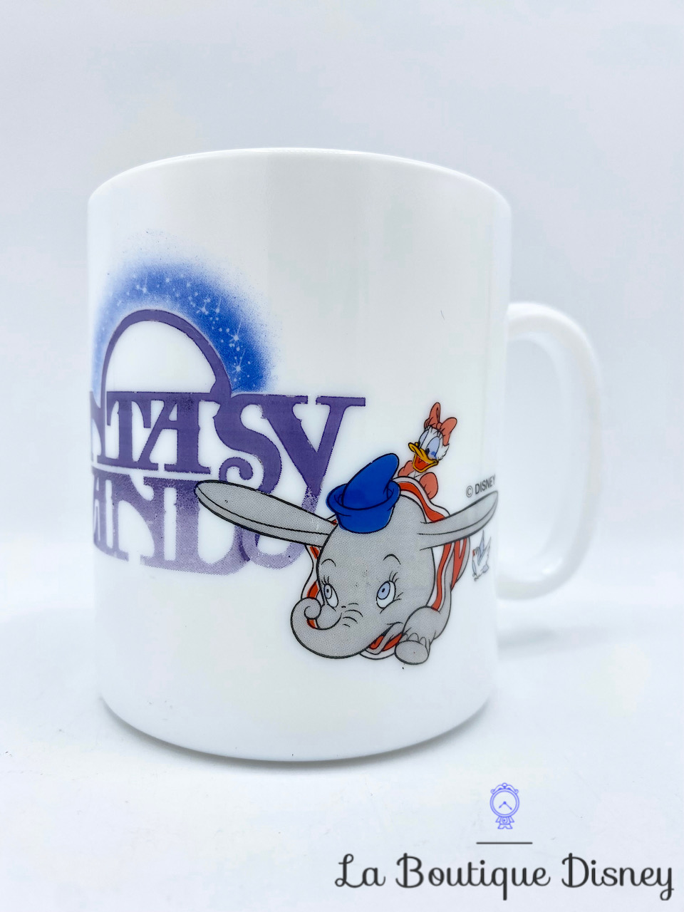 Tasse Dumbo Fantasyland Esso EuroDisney Arcopal Mug Disney vintage