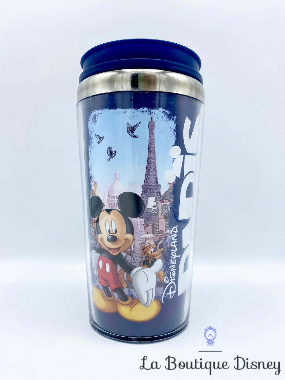 Thermos Mickey Mouse Disneyland Paris Ville Tour Eiffel mug voyage