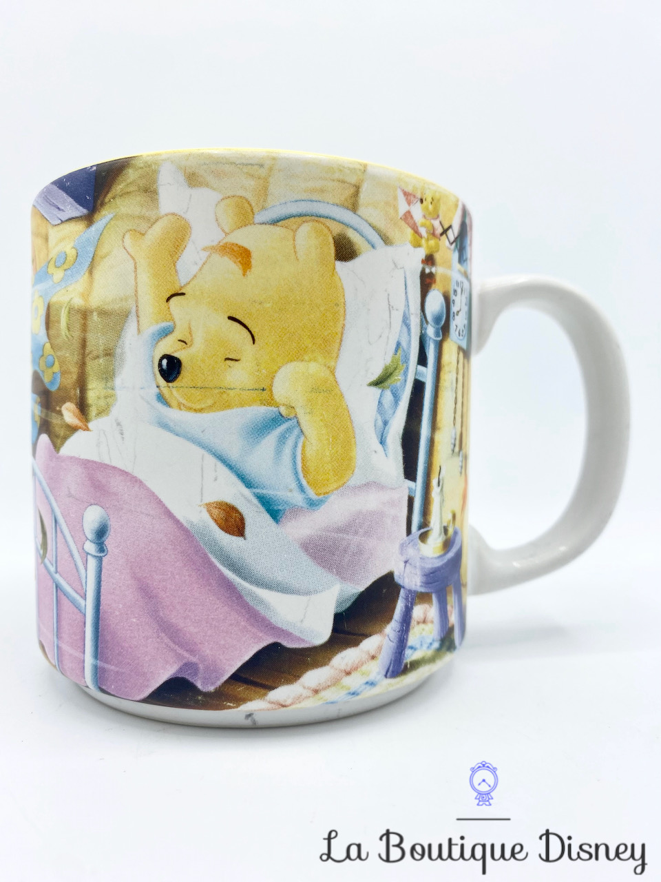 Tasse scène Winnie l\'ourson Disney Store Exclusive Classics 2006 mug scène film maison vent