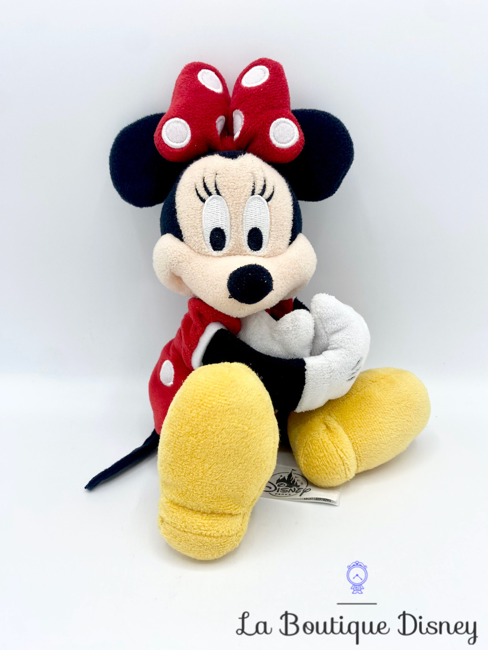 Peluche bracelet Minnie Mouse Disney Parks 2017 Disneyland à enrouler bras 28 cm