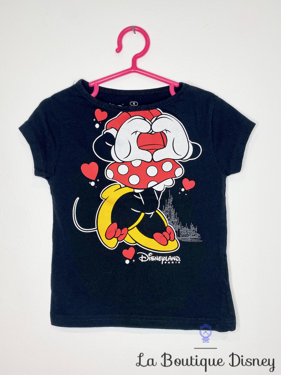 tee-shirt-minnie-mouse-corps-coeur-disneyland-paris-disney-taille-4-ans-noir-rouge-0