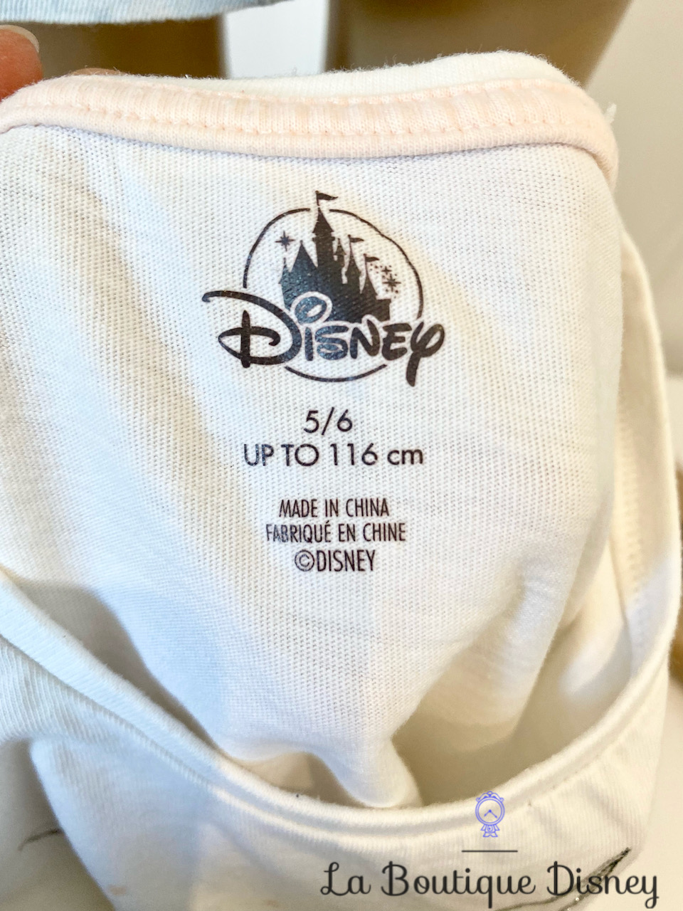 T-shirt Pour Enfant Personnalisé – Motif La Fée Clochette, Avec Prénom Au Choix – Blanc, Col Rond, Manches Courtes, Neuf Avec étiquettes