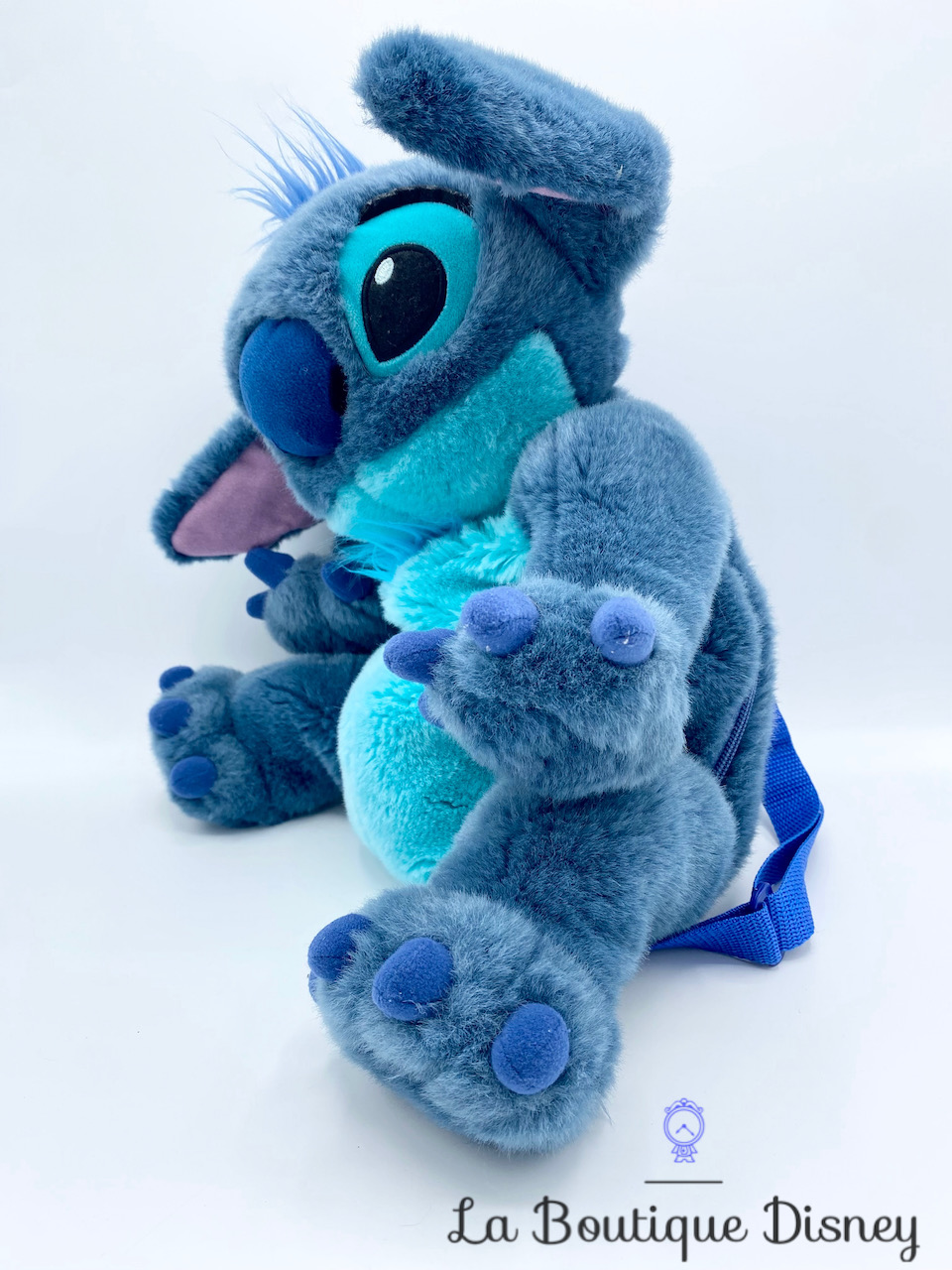Sac à dos Stitch Disney Store peluche monstre bleu 50 cm
