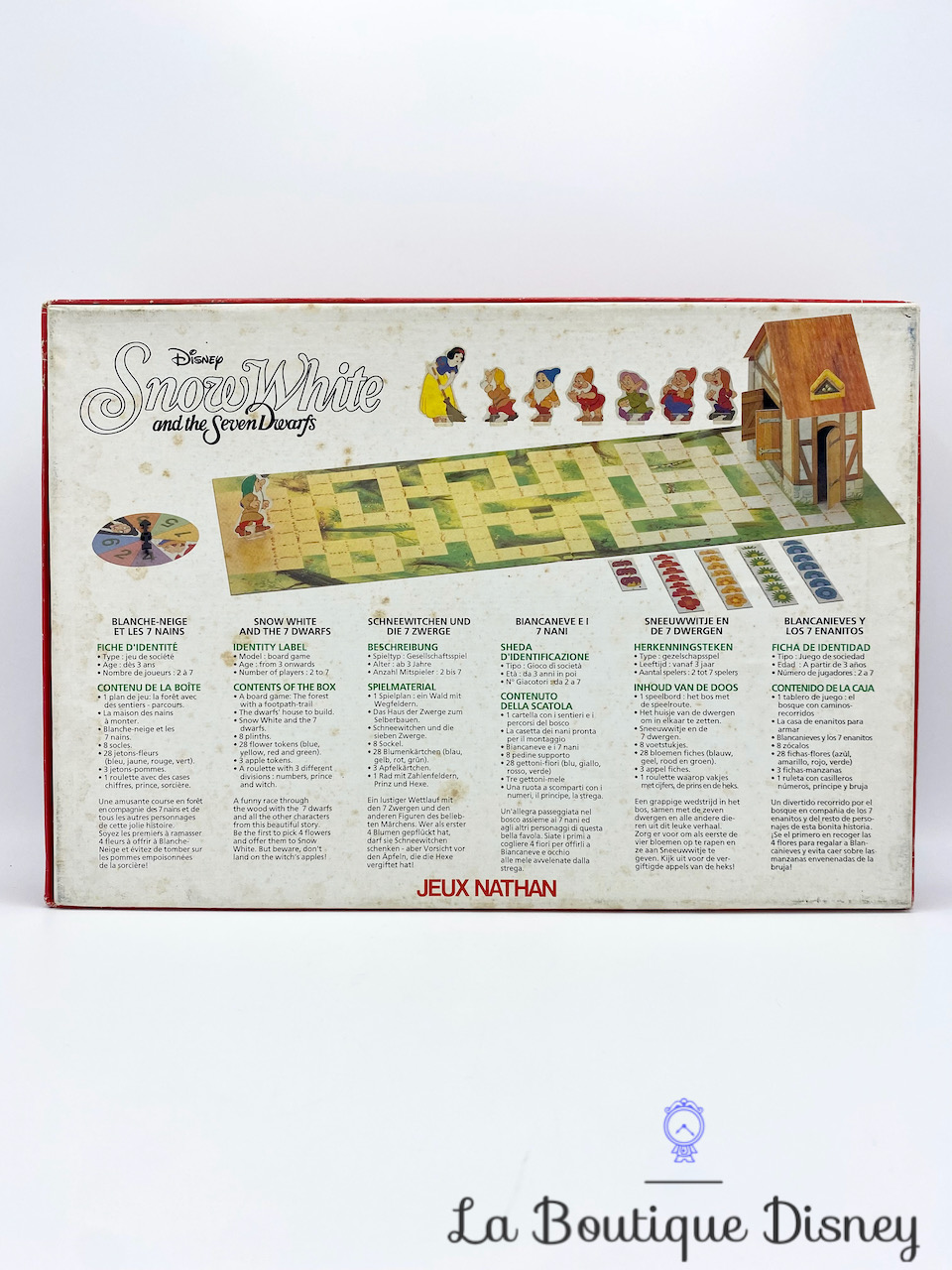 Vintage 1976 Jeux Nathan ROUTES DE FRANCE Board Game