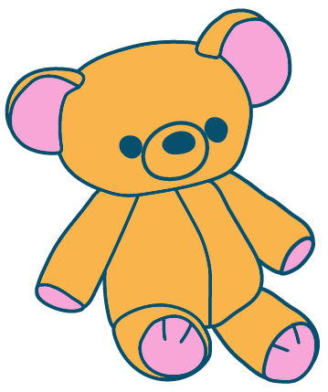Doudou turquoise