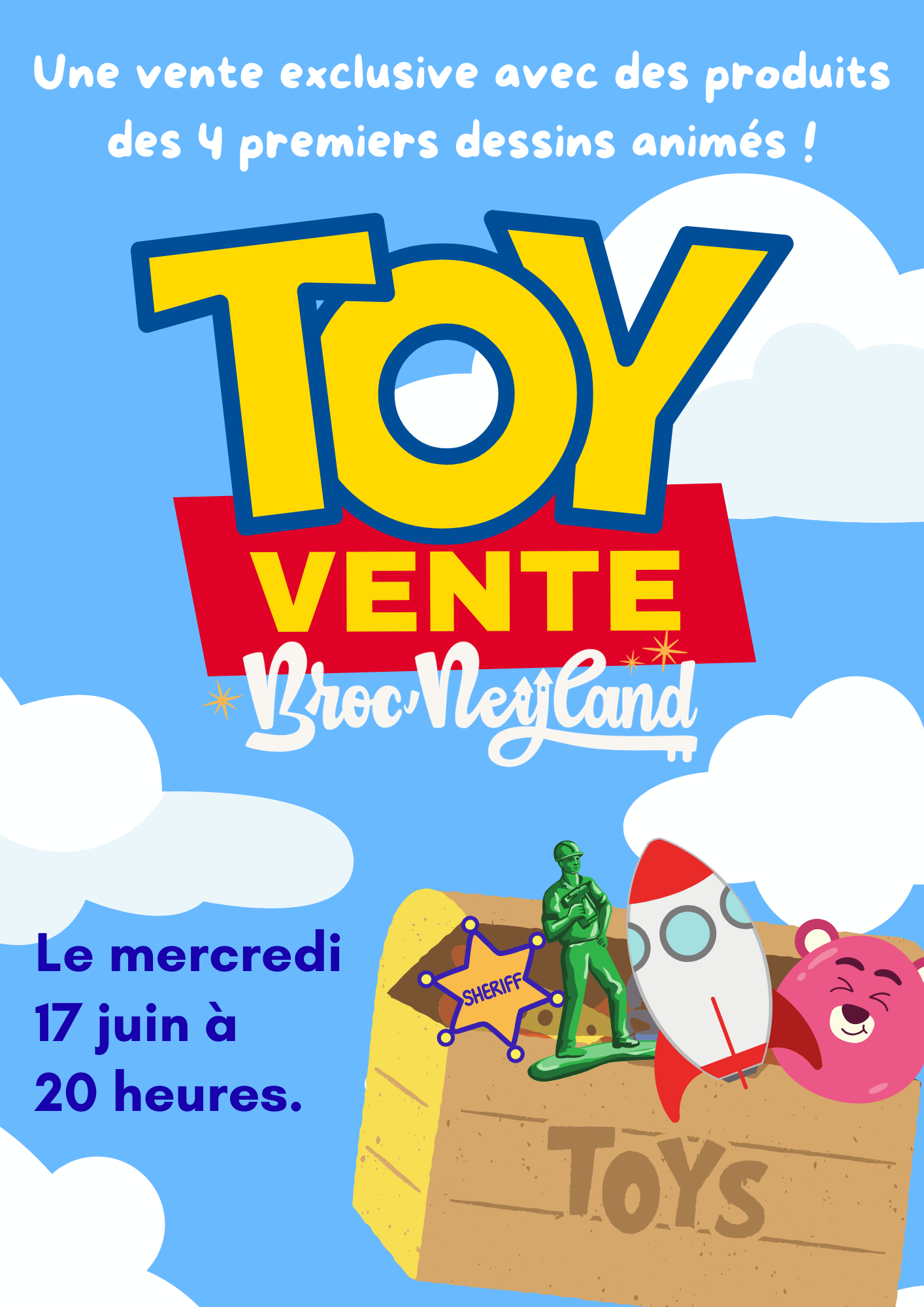 Vente exclusive Toy Story
