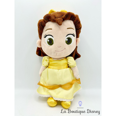 Peluche Belle La Belle et la B??te Disney Store princesse petite fille enfant jaune 32 cm 