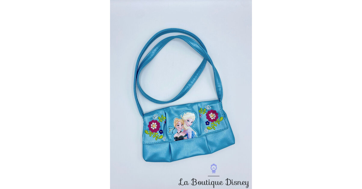 Sac à Bandoulière Reine Des Neiges Avec Sangle Réglable - Sac à Main Enfant Fille Bleu