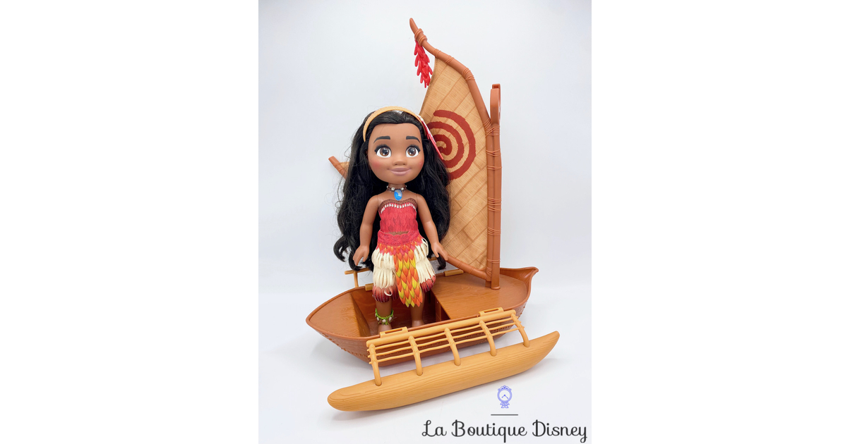 Grand Coffret Poupée Vaiana Pirogue Disney Jakks Moana Ocean
