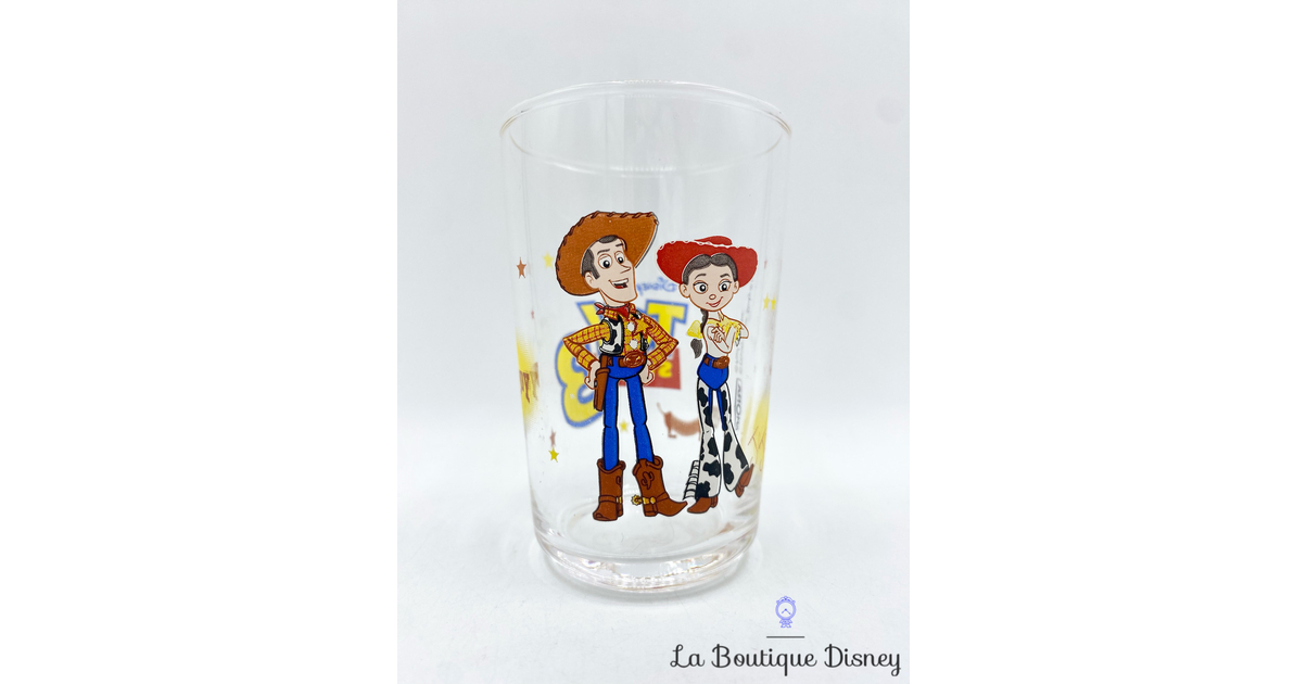 Verre Buzz L'éclair Zig Zag Toy Story Disney Pixar Moutarde