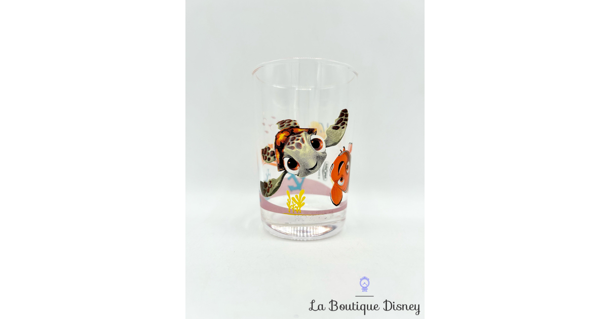 1 VERRE AMORA DISNEY LE MONDE DE BINGO & ROLLY HT 10CM