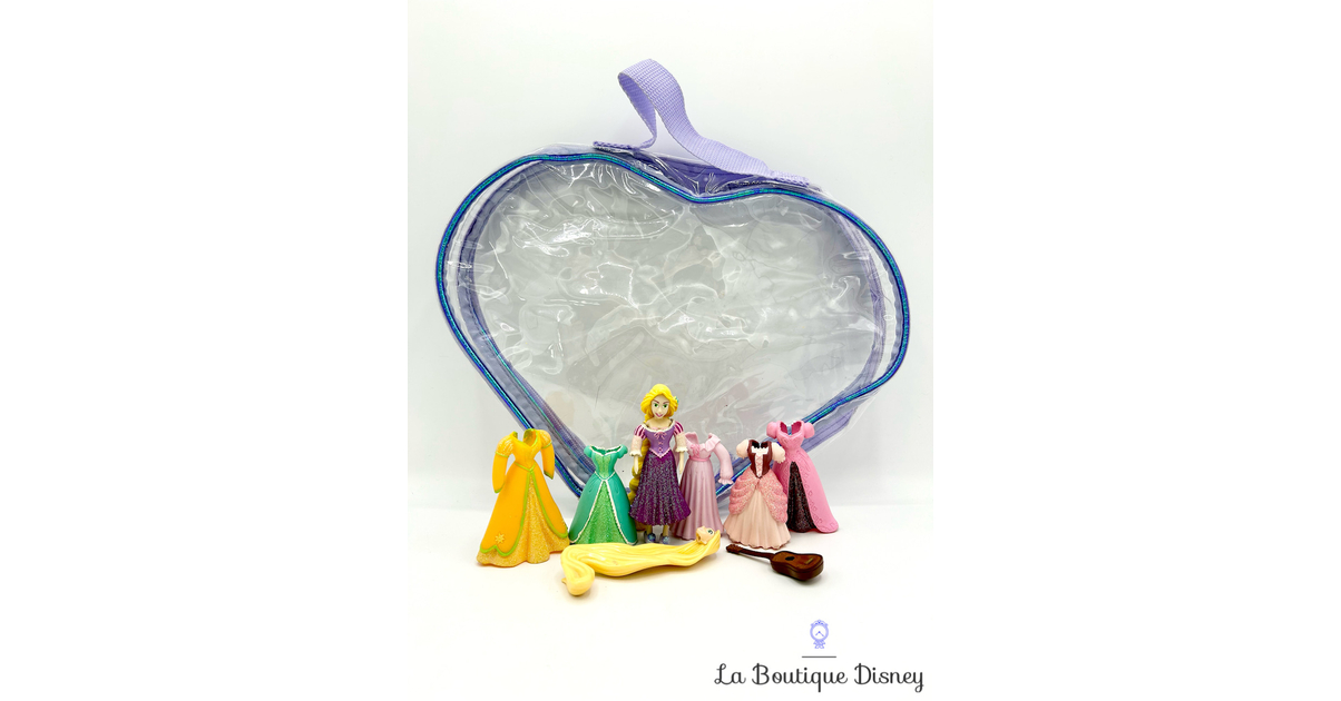 Disney Princess Fashion Set 2026.Figurine Fashion Polly Pocket Coffret Coeur Raiponce Disneyland Paris ...