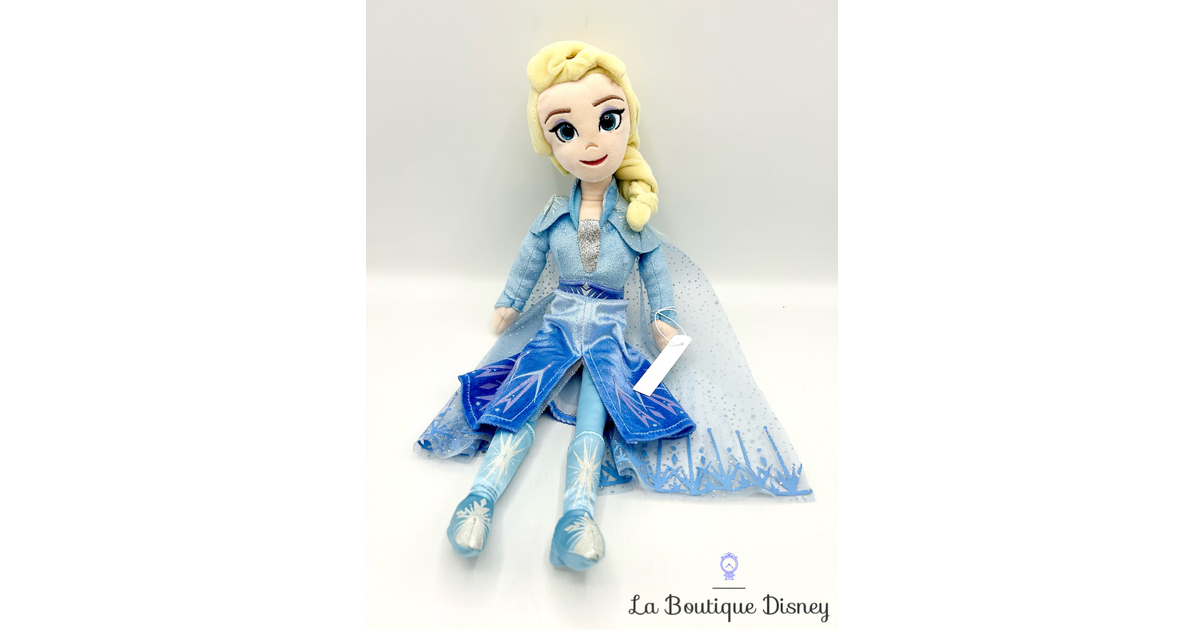 Poupée Elsa La Reine Des Neiges En Peluche – 40 Cm, Douce Et Câline – Cadeau Anniversaire Fille