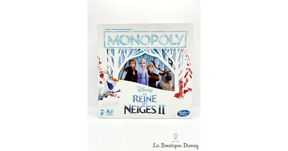 Jeu de société Monopoly La reine des neiges 2 Disney Hasbro Gaming ...