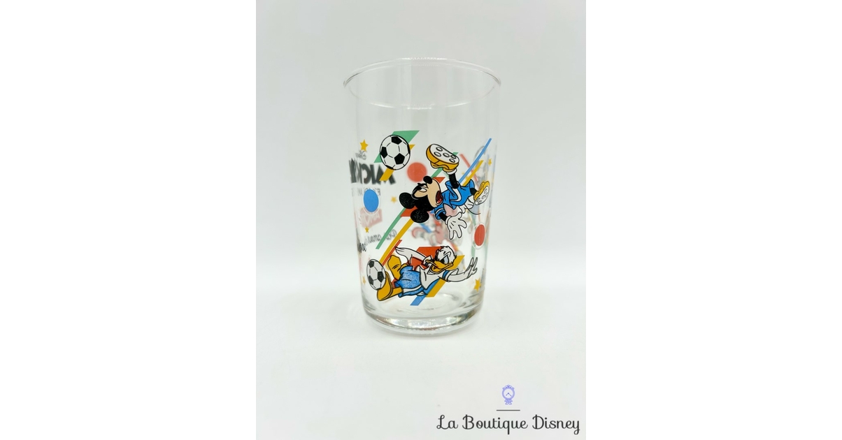 Verre à Moutarde Amora Mickey Et Ses Amis - Collection 'Par Amour Du Sport' - Vintage France