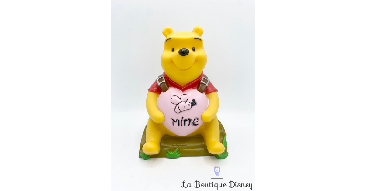 Tirelire Winnie l'ourson Disney coeur Mine plastique 15 cm - Maison/ Tirelires - Broc'neyland - La Boutique Disney