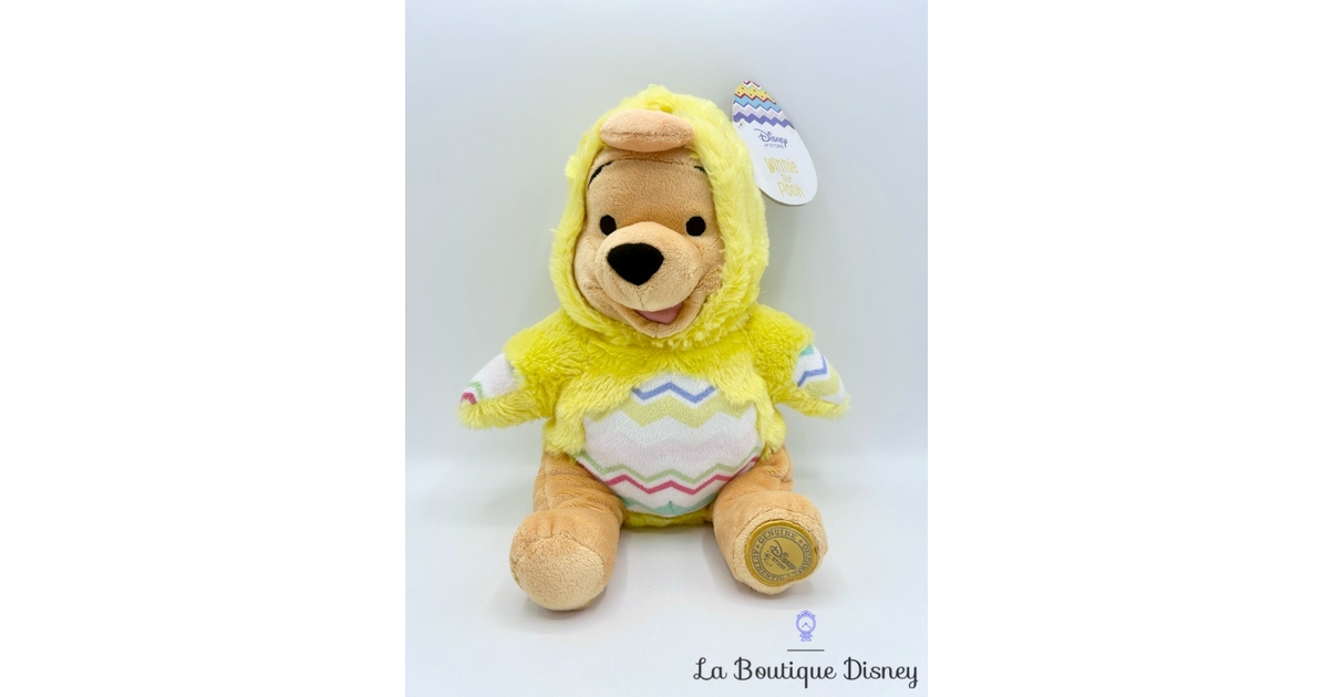 Peluche Poussin Vintage Jaune - Œuf De Pâques Ou Déco